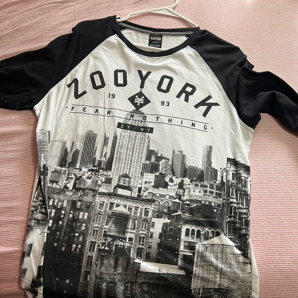 zoo york mens long sleeve large